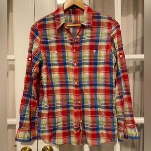 Ralph Lauren lightweight plaid button down